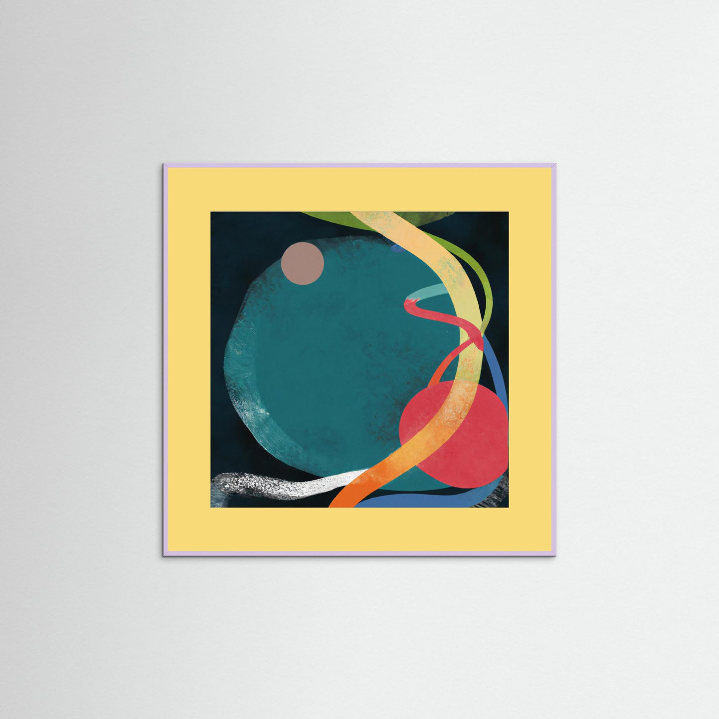 Cosmic Flares - General Study in Geometric Abstraction - Bold and Refined