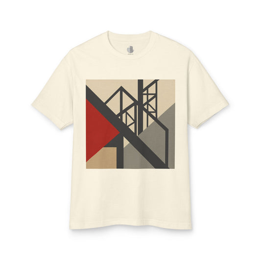 T-Shirt Abstract Art inspired, featuring a Hard Edge Style Design, Unisex Tee