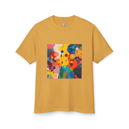 T-Shirt Abstract Art inspired, featuring a colorful expressionist Design, Unisex Tee