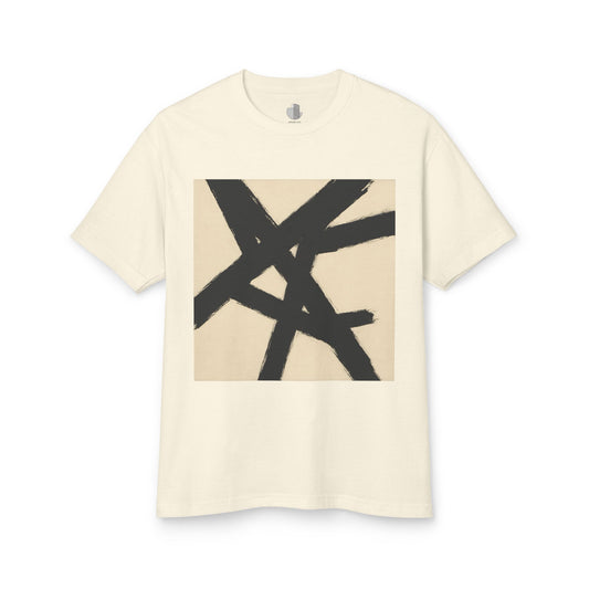 Abstract Art inspired T-Shirt featuring an Action Painting Style Design, Unisex Tee