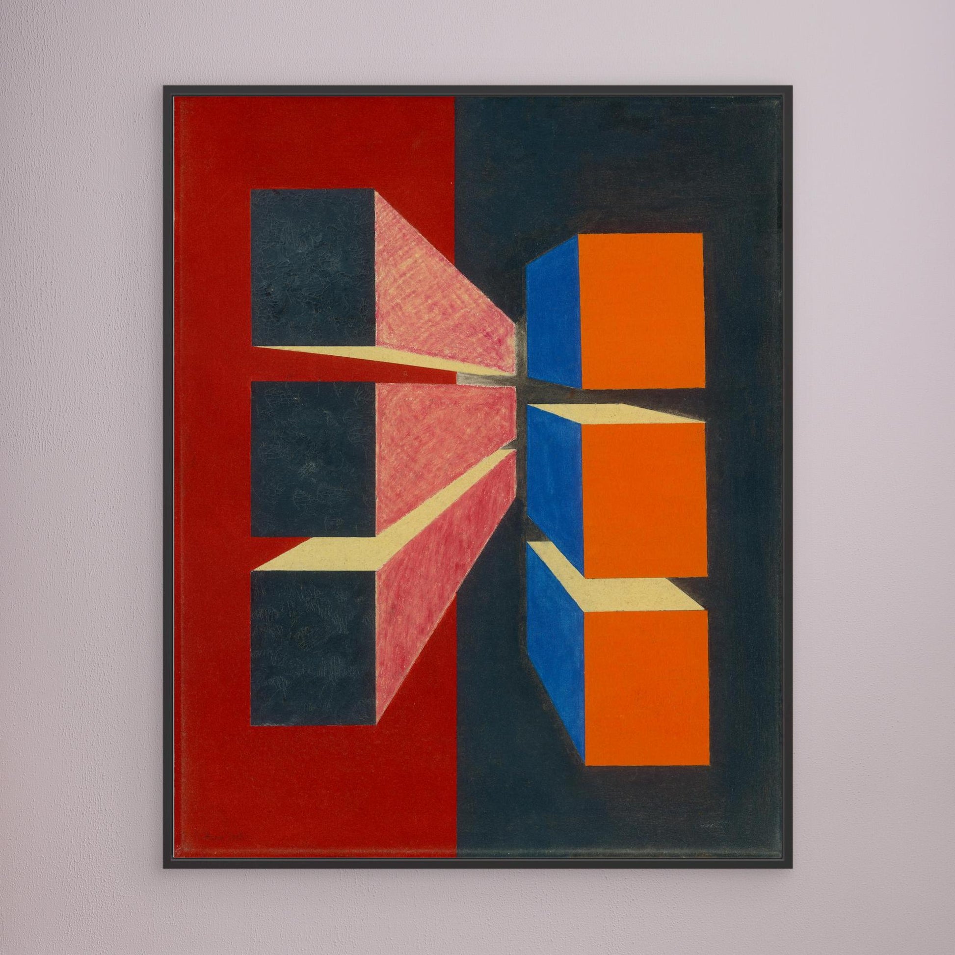 Cubi in Movimento - Geometric Abstraction mood with cubist explorations flair