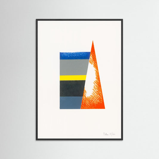 Threshold of Light - Fragments study in geometric abstraction, bold and refined art print