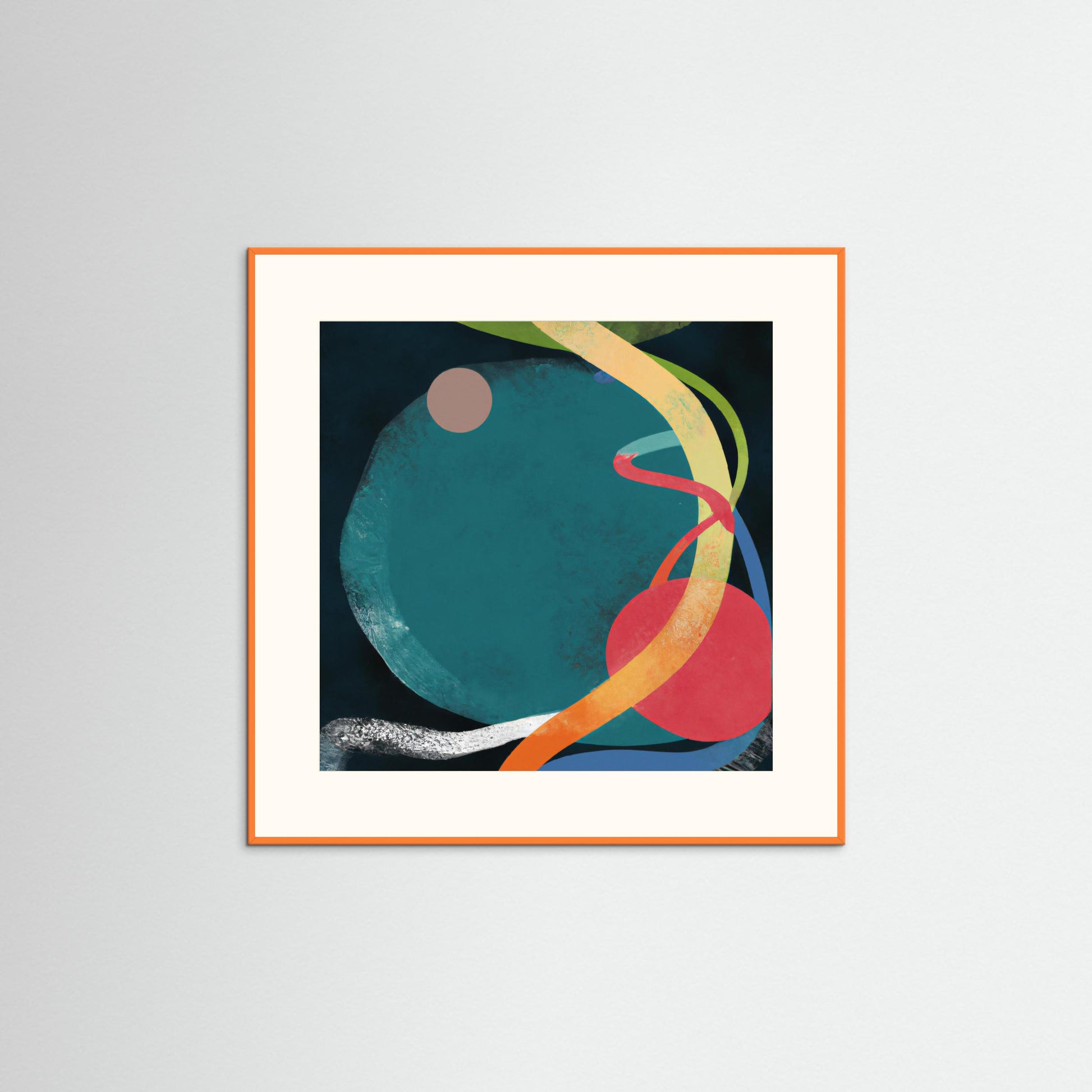 Cosmic Flares - General Study in Geometric Abstraction - Bold and Refined