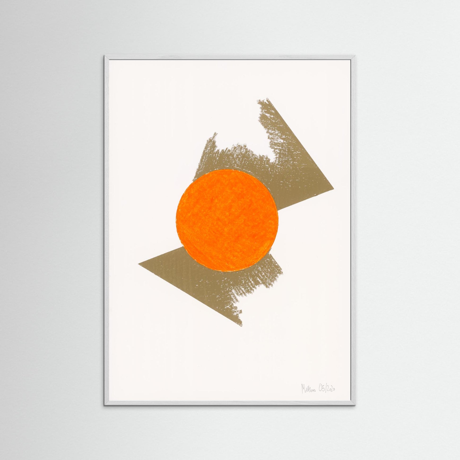 Sundance - Dynamic geometric abstraction art print exploring fragments motifs