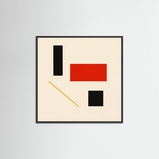 Signal and Balance - Malevich inspired, Contemporary Explorations Art Print