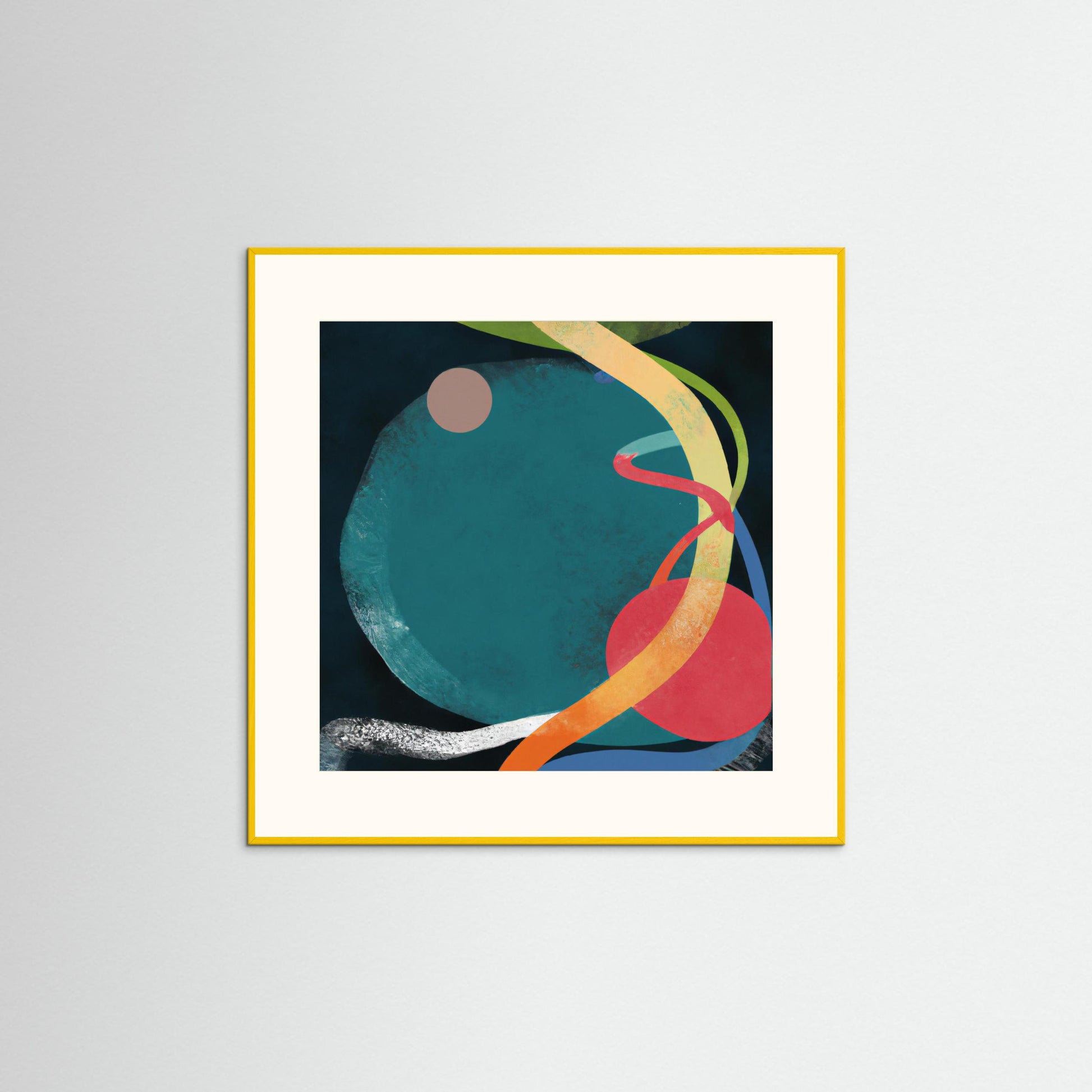 Cosmic Flares - General Study in Geometric Abstraction - Bold and Refined