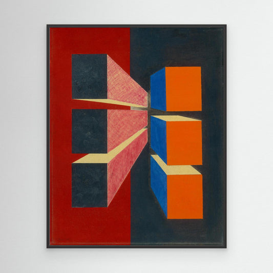 Cubi in Movimento - Geometric Abstraction mood with cubist explorations flair