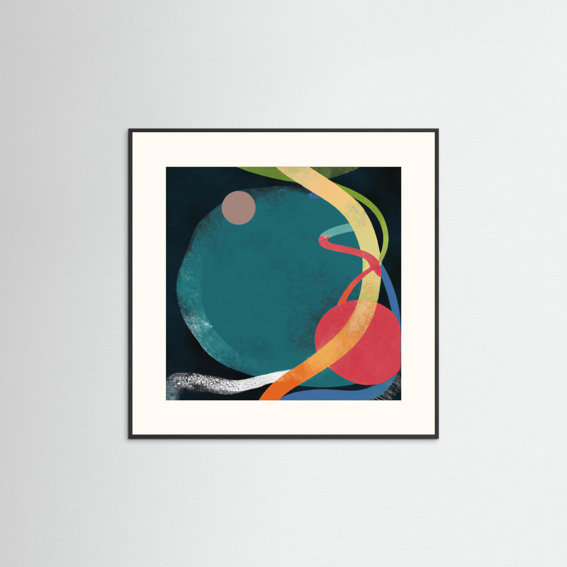 Cosmic Flares - General Study in Geometric Abstraction - Bold and Refined