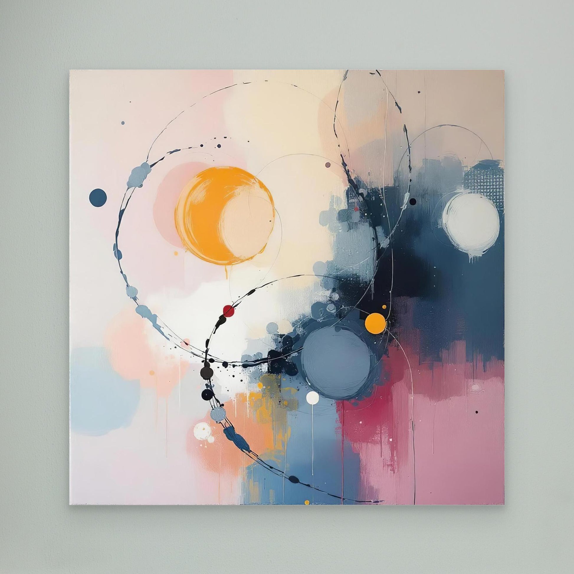 Orbital Lines - Lyrical/Gestural Abstraction Art Print