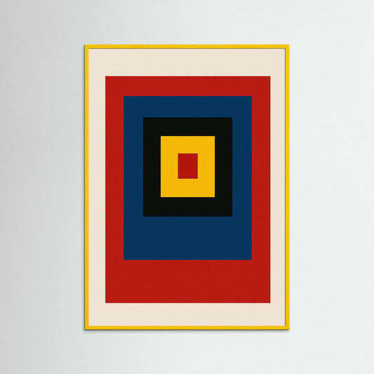 Primary Focus - Geometric Color Study