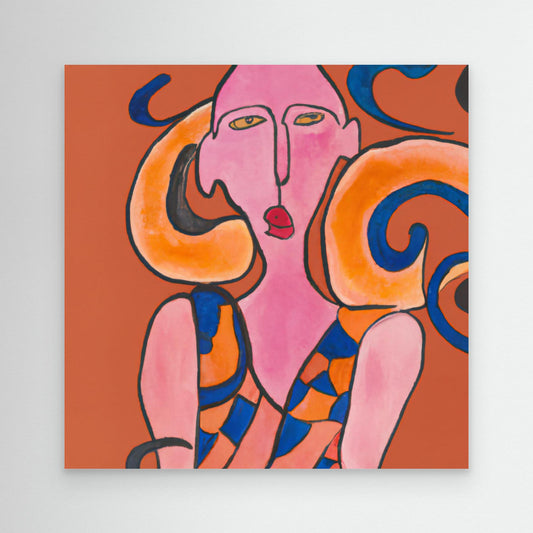 Mask of Mind - Picasso Inspired study in figurative abstraction