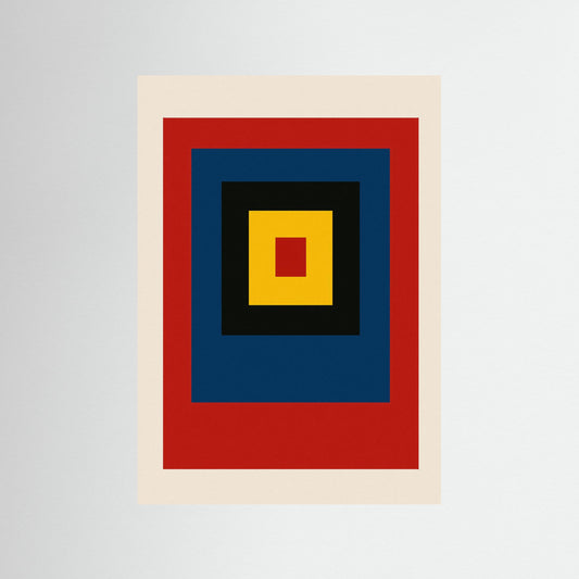 Primary Focus - Geometric Color Study