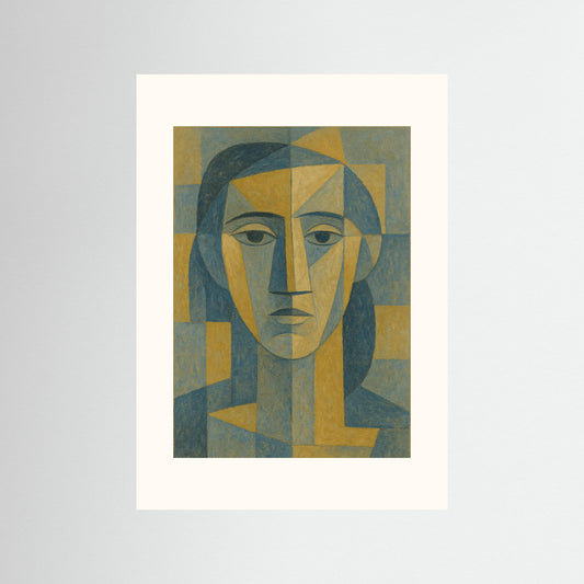 Facet Muse - A Cubist Portrait