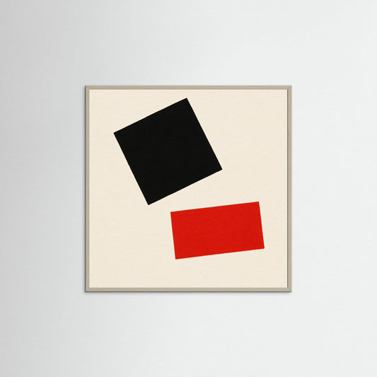 Diagonal Duet - Malevich Inspired Suprematist Study by matthaus