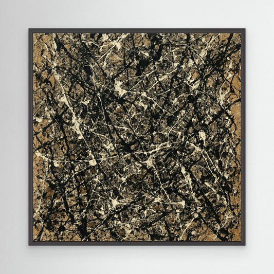 Strata Weave - Earthen Action Painting Style