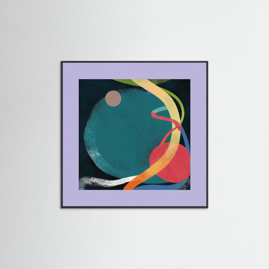Cosmic Flares - General Study in Geometric Abstraction - Bold and Refined
