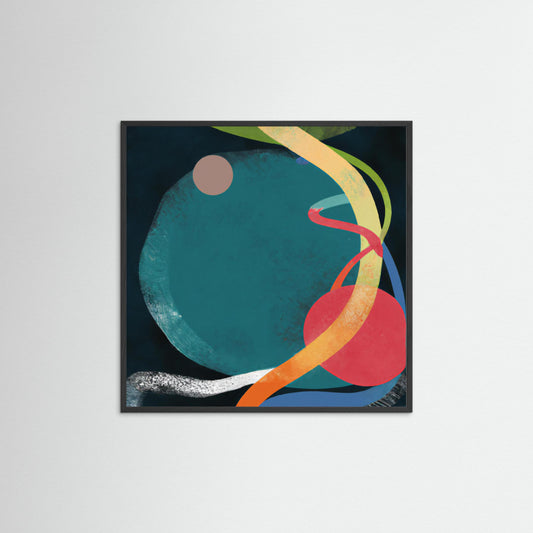 Cosmic Flares - General Study in Geometric Abstraction - Bold and Refined